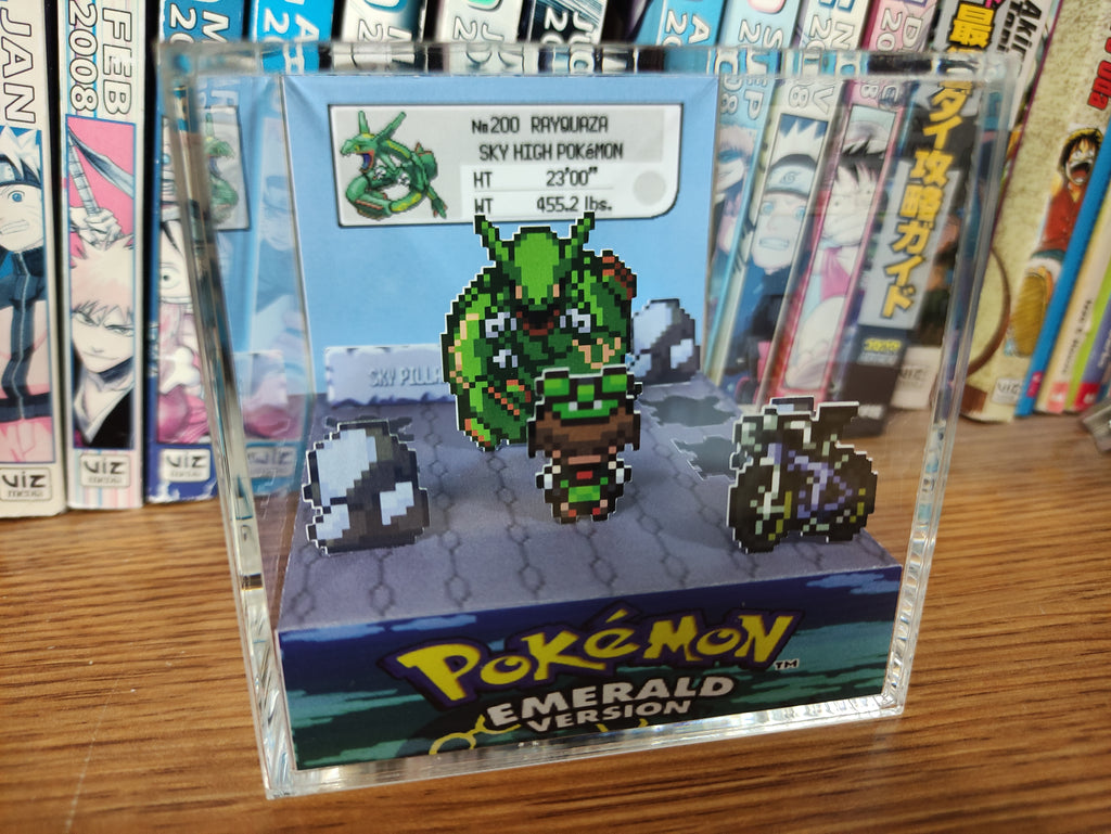 Rayquaza Encounter Rayquaza 3D Diorama Cube Rayquaza -  Canada